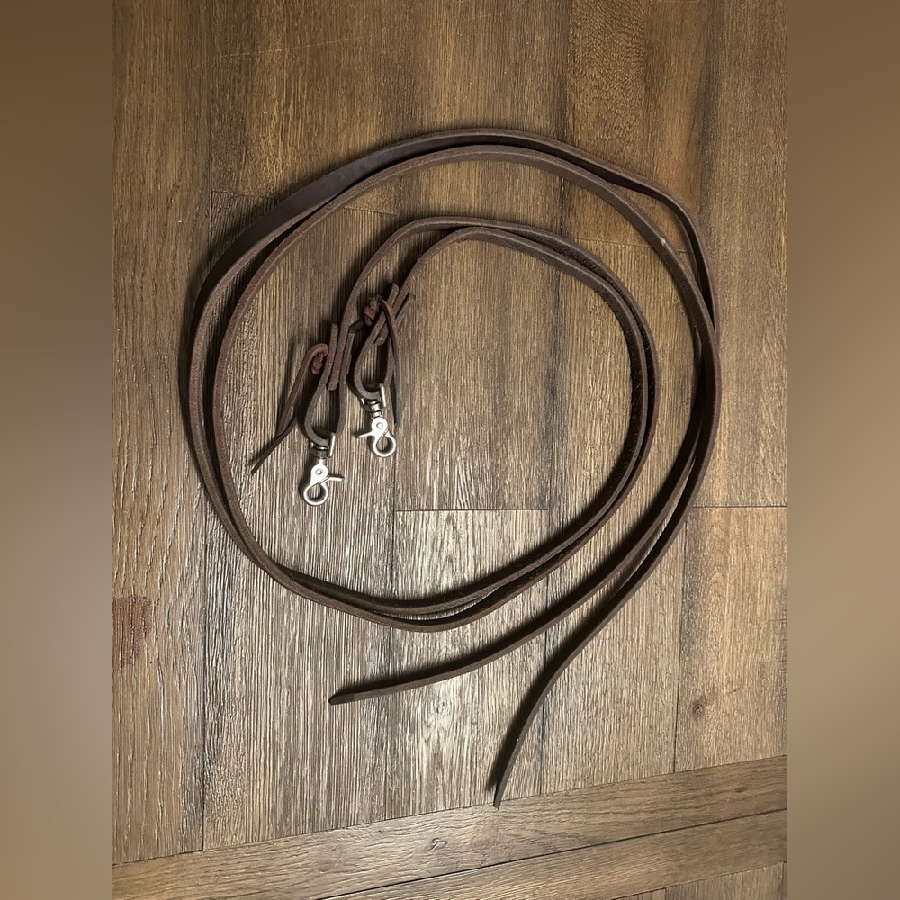 Horse Tack - 6 1/2’ Lucky Leather Co Western Split Reins